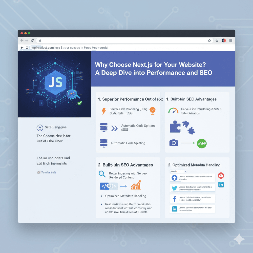 Why Choose Next.js for Your Website? A Deep Dive into Performance and SEO